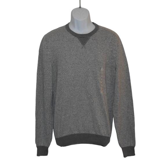 NWT MED Mens Pewter Gray Heathered Pullover Crewneck Sweater American Rag - Picture 1 of 3